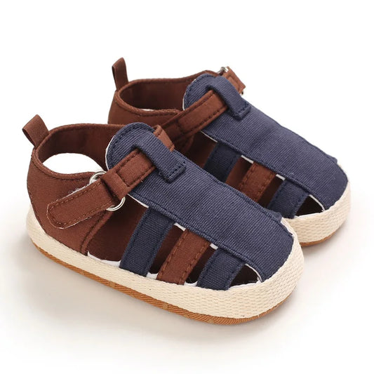 Summer Baby Boys Hollow Out Sandals Non Slip Walking Shoes