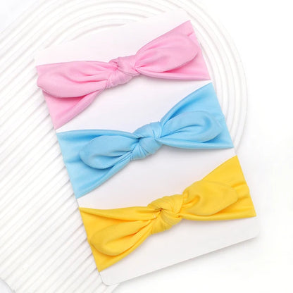 3Pcs Baby Girls Headband Set Bow Knot Head Wrap Bandage Kids Toddlers Headwear Hair Band Infant Baby Newborn Hair Accessories