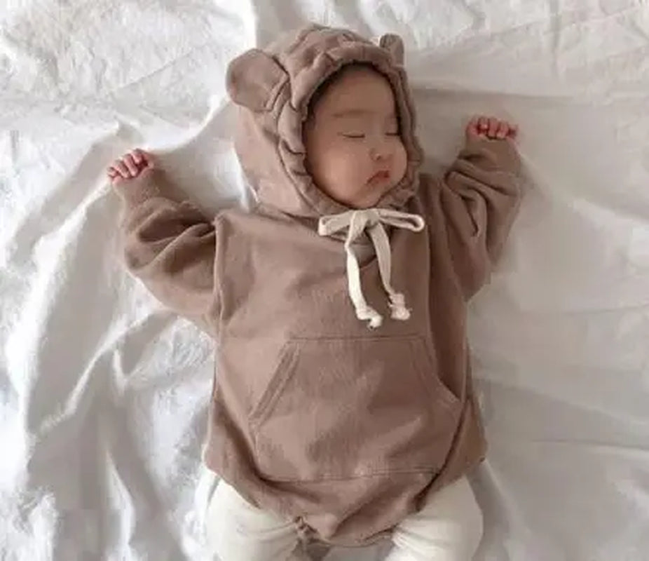 New 2022 Baby Girls Boys Bodysuits Baby Simple Embroidery Loose Package Fart Creeper Sweater Spring Autumn Baby Bodysuit